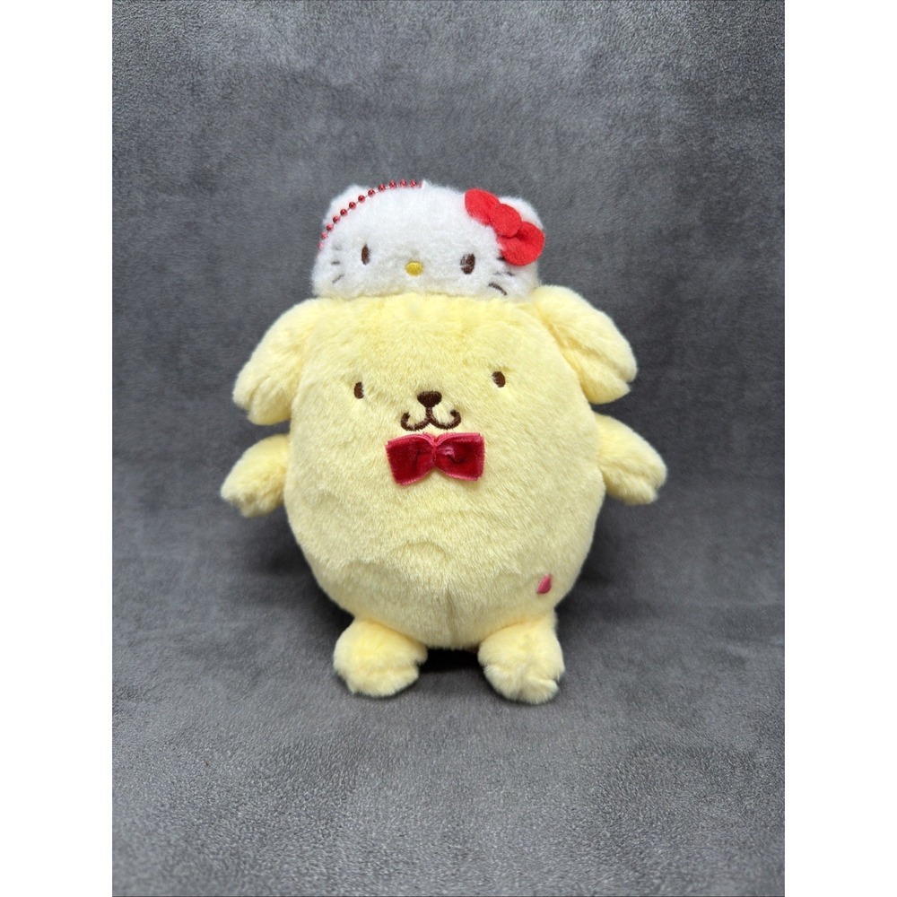 Sanrio Pompompurin Mascot Holder Hello Kitty 50th Anniversary Series